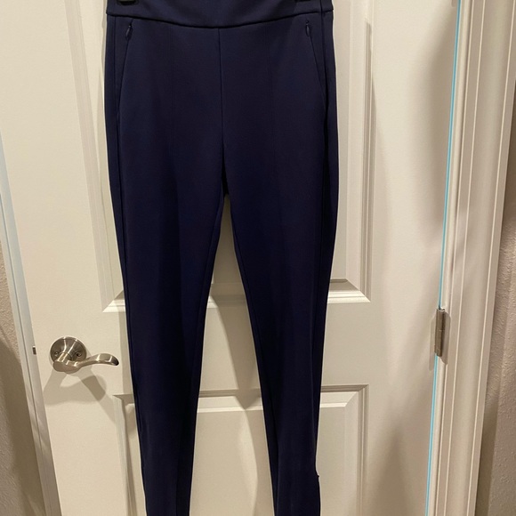 WHBM Luxe Stretch Skinny Pant in Officer Blue Size 2 NWT - Picture 5 of 9